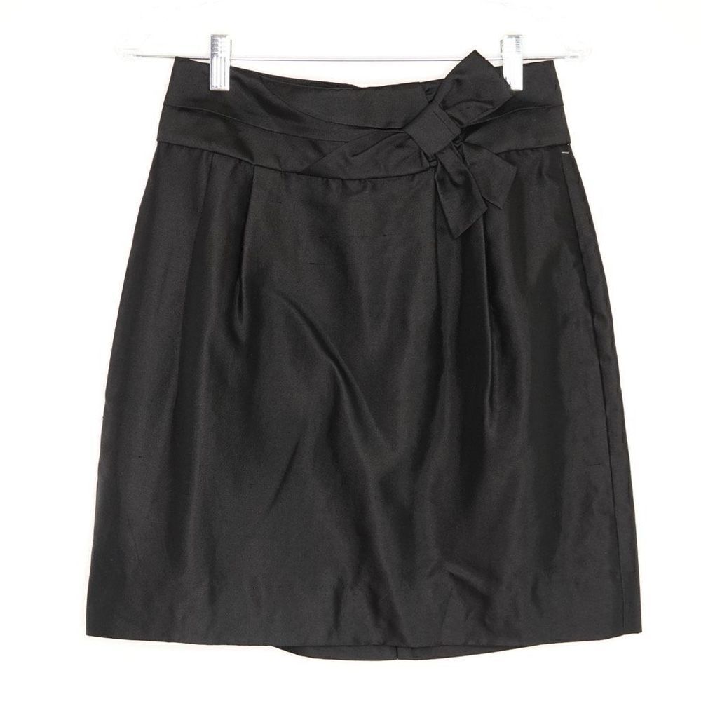 Kate Spade Maura Skirt with Bow Black Size 2